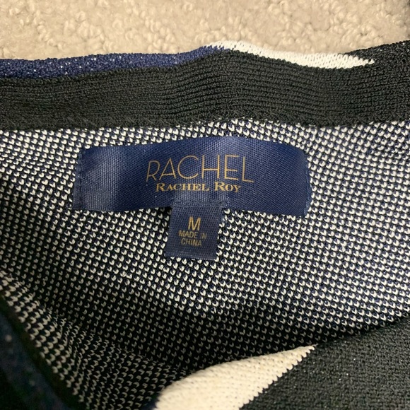 Rachel Roy knit dress striped sz m - Picture 4 of 6